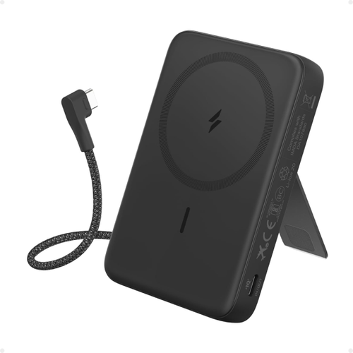 Pin Sạc Dự Phòng Magnetic Anker Zolo 1C 10000Mah 15W Tích Hợp Cáp Type - C A1685 - Cũ