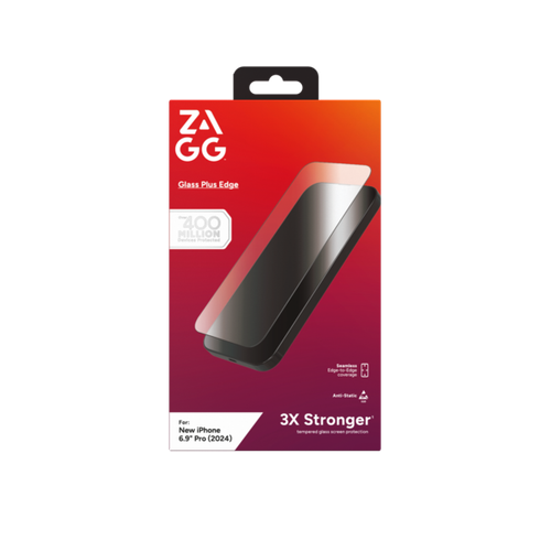 Dán Kính Cường Lực Màn Hình Iphone 16 Pro Max Zagg Plus Edge Full