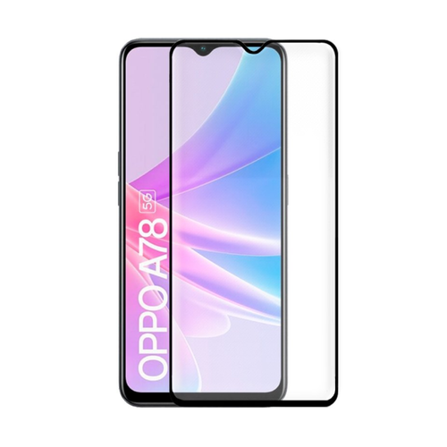 Dán Kính Cường Lực Màn Hình Oppo A78 S - Case Full Màn Đen