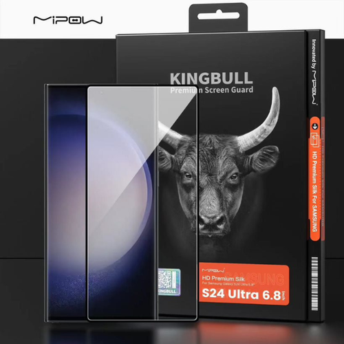Dán Kính Cường Lực Màn Hình Samsung Galaxy S24 Ultra Mipow Premium Full Cao Cấp