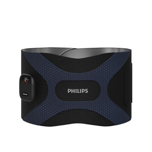 Máy Massage Đai Bụng Philips PPM4331 - Đen, 6 Chế Độ, 16 Cấp Độ, Sóng Rung EMS, Chườm Nóng