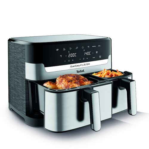 Nồi Chiên Không Dầu Tefal Dual Easy Fry + Grill Ey905D10 