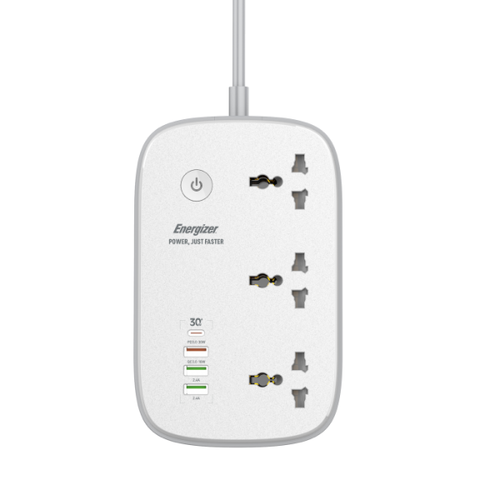 Ổ Cắm Điện Đa Năng Wifi 3Ac Kèm 3Usb - A Và 1Usb - C Sạc Nhanh Pd 30W