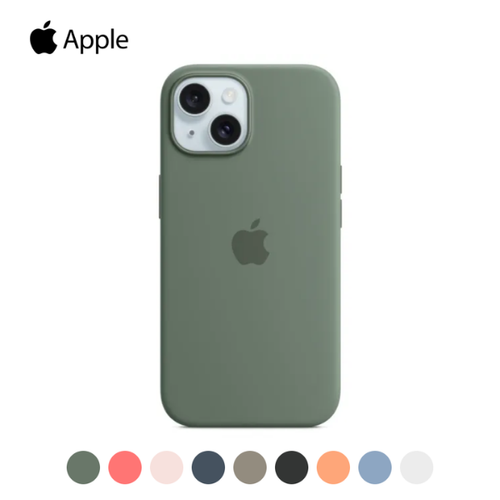 Ốp Lưng Iphone 15 Silicone Hỗ Trợ Sạc Magsafe
