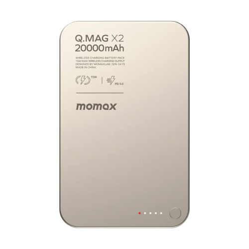 Pin Dự Phòng Momax Magsafe Q.mag X2 Gen 2 20.000Mah 35W - Cũ