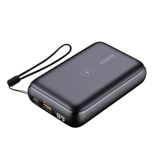 Pin Sạc Dự Phòng Tích Hợp Sạc Không Dây Aukey 10.000 Mah Pb - Wl01S - Cũ