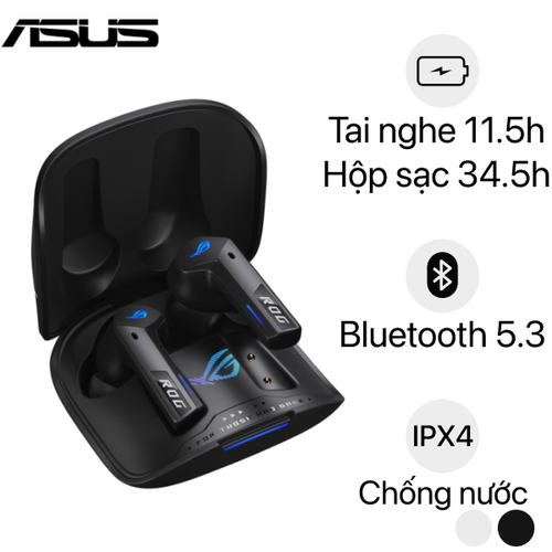 Tai Nghe Bluetooth True Wireless Gaming Asus Rog Cetra Speednova