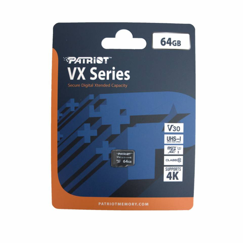 Thẻ Nhớ Camera Patriot Vx V30 Microsdxc 64Gb 90Mb/S