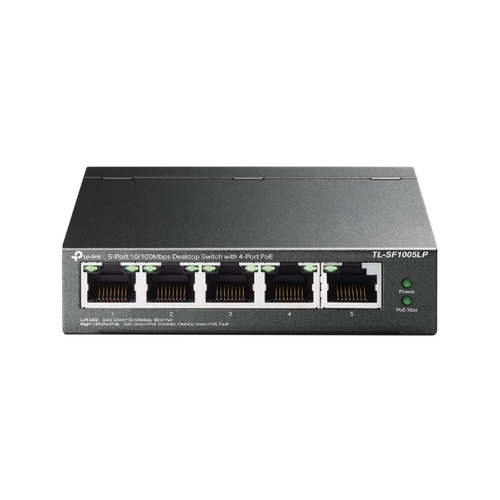 Bộ Chia Tín Hiệu Để Bàn 5 Cổng 10/100 Mbps Với 4 Cổng Poe Tp - Link Tl - Sf1005Lp