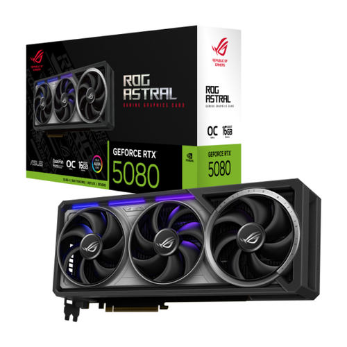 Vga Asus Rog Astral Geforce Rtx 5080 Oc 16Gb Rog - Astral - Rtx5080 - 016G - Gaming