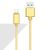 Cáp Lightning Titan mạ Vàng 25cm CN12 Vàng