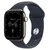 Apple Watch Series 12 46mm (5G) Viền Titan Dây Cao Su Size M/L-Viền Titan Tự Nhiên / Dây Xanh