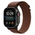 Apple Watch Ultra 4 49mm (5G) Viền Titan Dây Alphine Size M-Viền Titan Đen / Dây Đỏ