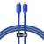 Cáp Baseus Crystal Shine USB-C to Lightning 1.2M-Xanh dương