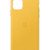 Ốp Apple Leather Case Chính hãng Cho iPhone 11 -Vàng