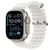 Apple Watch Ultra 2 2023 49mm (4G) - Viền Titan - Dây cao su - Cũ Trầy Xước-Trắng