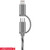 JOYROOM JR-S319 2 in 1 Armor Series Micro-Lightning-Gray