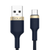 Cáp Golf USB-A to Micro 3A GC-71M dây dù 1M-Xanh Đen