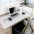 Thảm trải bàn 2 mặt Deskpad S-case 80 x 40 cm Nâu/Xám nhạt