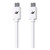 Cáp Ifrogz UniqueSync Micro 1.8M-Trắng