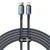 Cáp Baseus Crystal Shine USB-C to Lightning 2M-Đen