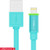 MIPOW Tangle-free Lightning Color Changing Indicator 1 m-Blue