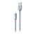 Cáp sạc Titan Lightning 200cm đèn led tự ngắt CL27-Xám
