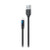 Cáp sạc Titan Lightning 200cm đèn led tự ngắt CL27-Đen