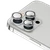 Miếng dán bảo vệ camera iPhone 14 Pro/14 Pro Max Uniq viền màu-Xám