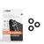 Dán cường lực camera cho iPhone 12 Pro Zeelot viền màu-Xám
