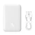 Sạc dự phòng Baseus Magnetic Mini 10000 mAh 20 W kèm cáp Type-C 60W-Trắng