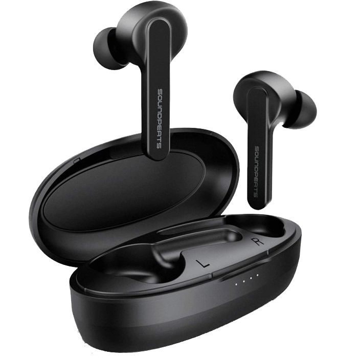 Tai nghe Bluetooth Soundpeats True Capsule Smart Touch-Đen