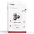 Miếng dán camera iPhone 14/14 Plus | 15/15 Plus Zeelot Pishield viền màu-Đen