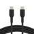 Cáp Belkin Playa USB-C to C Vỏ dù 60W-Đen