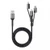 Cáp Mazer Power Link II 3 in 1 dài 1M-Đen