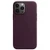 Ốp lưng Apple Leather Case hỗ trợ MagSafe cho iPhone 13 Pro Max Chính hãng-Tím than