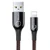 Cáp USB-A to Lighting Baseus 1M đèn LED tự ngắt-Đen