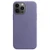 Ốp lưng Apple Leather Case hỗ trợ MagSafe cho iPhone 13 Pro Max Chính hãng-Tím