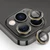Miếng dán camera iPhone 14 Pro/14 Pro Max Mipow viền màu-Xám