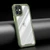 Ốp lưng chống sốc cho iPhone 12 Pro Max Likgus Light trong suốt viền màu-Xanh Rêu