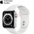 Apple Watch SE 40mm (4G) Viền Nhôm Bạc - Dây Cao Su Trắng Chính Hãng(MYEF2)