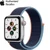 Apple Watch SE 44mm (4G) Viền Nhôm Bạc - Dây Vải Xanh Chính Hãng(MYEW2)