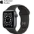 Apple Watch Series 6 40mm (GPS) Viền Nhôm Xám - Dây Cao Su Đen Chính hãng (MG133)