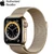 Apple Watch Series 6 40mm (4G) Viền Thép Vàng - Dây Thép Chính hãng (M06W3)