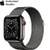 Apple Watch Series 6 40mm (4G) Viền Thép Đen - Dây Thép Chính hãng (M06Y3)