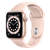 Apple Watch Series 6 40mm (GPS) Viền nhôm vàng - Dây Cao Su Hồng Chính Hãng (MG123)