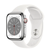 Apple Watch Series 8 45mm 4G viền thép dây cao su - Cũ Trầy Xước-Trắng