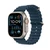 Apple Watch Ultra 49mm (GPS) Viền Titan - Dây cao su - Cũ Trầy Xước-Xanh dương