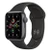 Apple Watch SE 44mm GPS Viền Nhôm - Dây Cao Su Trầy xước-Đen