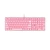 Bàn phím cơ có dây Dareu EK810/Brown Switch/Pink Led-Hồng